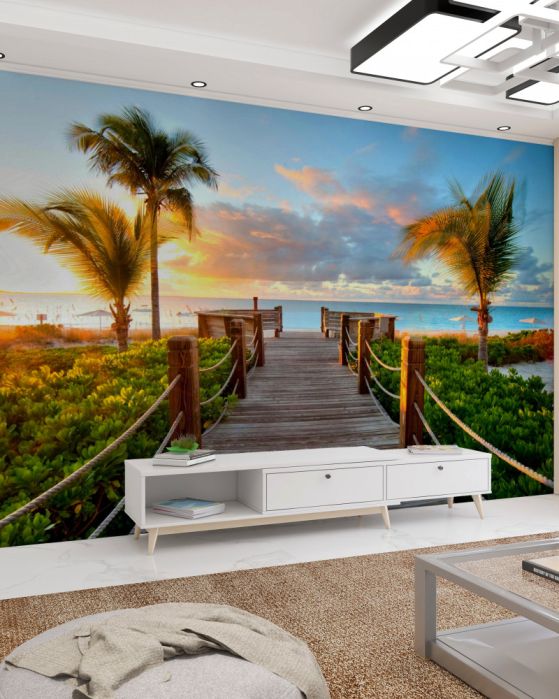 Fototapet cu palmieri